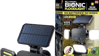 Bionic Solar Powered Flood Light Ground Mounted