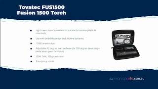 Tovatec FUS1500 Fusion 1500 Torch