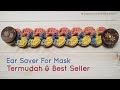 Konektor Masker Rajut Mudah & Terlaris || Crochet Mask Connector || Ear Saver For Mask ( subtitles )