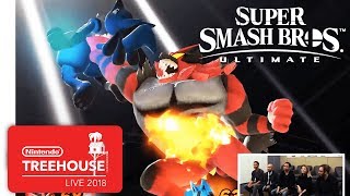 Super Smash Bros. Ultimate - Incineroar and Simon Gameplay - Nintendo Treehouse: Live