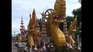 หนองคาย - เทศบาลเมืองท่าบ่อ จัดประเพณีแห่เทียนพรรษา 57