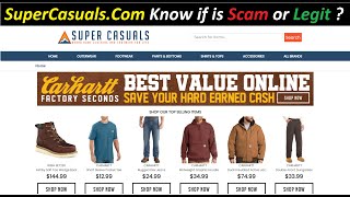 Super Casuals ! Super Casuals Reveiws ! SuperCasuals Reviews ! SuperCasuals.Com is Scam or Legit ?