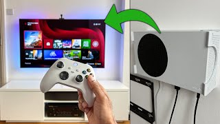 Xbox Series S | BEST Hidden Wall Mount Installation Perfect for LG C1 / CX / C9