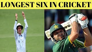 shahid afridi 158 meter longest six in cricket history against south africa in 2014 - mahadi sports