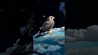 Wise Falcon Questions the World Map!