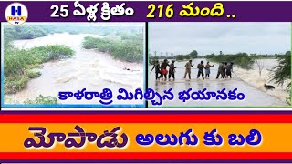 1996 కాళరాత్రి లో మోపాడు వరదల్లో 216 మంది మృత్యువాత