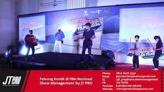 Show management event offline n online kemenpar webinar talkshow peluang komik di film nasional