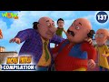 Snake Bodyguards | Motu Patlu Season 13 Compilation 136 | Motu Patlu | Cartoons For Kids | #spot