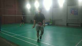 MABAR BADMINTON PB GARUDA MUTIARA ( WISNU & PAK TOMS VS AZIEL & WAHYU )