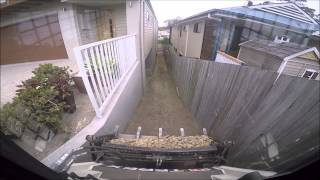 Terex PT30 Turbo Air cab Gopro 4 very tight back yard Brisbane Mini Excavations