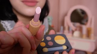 ASMRㅣ🌳달그락 나무로 만든 화장품으로 메이크업ㅣWooden Makeup💄🪵