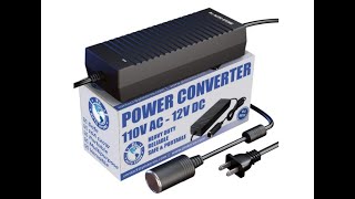 P.I. AUTO STORE Premium 110V / 120V AC - 12V DC Power Converter/Adapter/Transformer - Overview