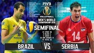 Brazil vs. Serbia | SEMIFINAL | World Championship 2018