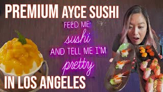 PREMIUM ALL YOU CAN EAT SUSHI - is it worth the $$$ | Here Fishy Fishy | Koreatown Los Angeles