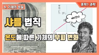 [중1 과학] 4.기체의 성질 - 샤를 법칙