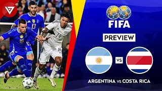 ARGENTINA vs COSTA RICA - FIFA Matchday International Friendly Match Preview✅️ Highlights❎️