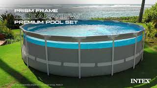 Piscina Desmontable Prisma Frame Clearview | INTEX