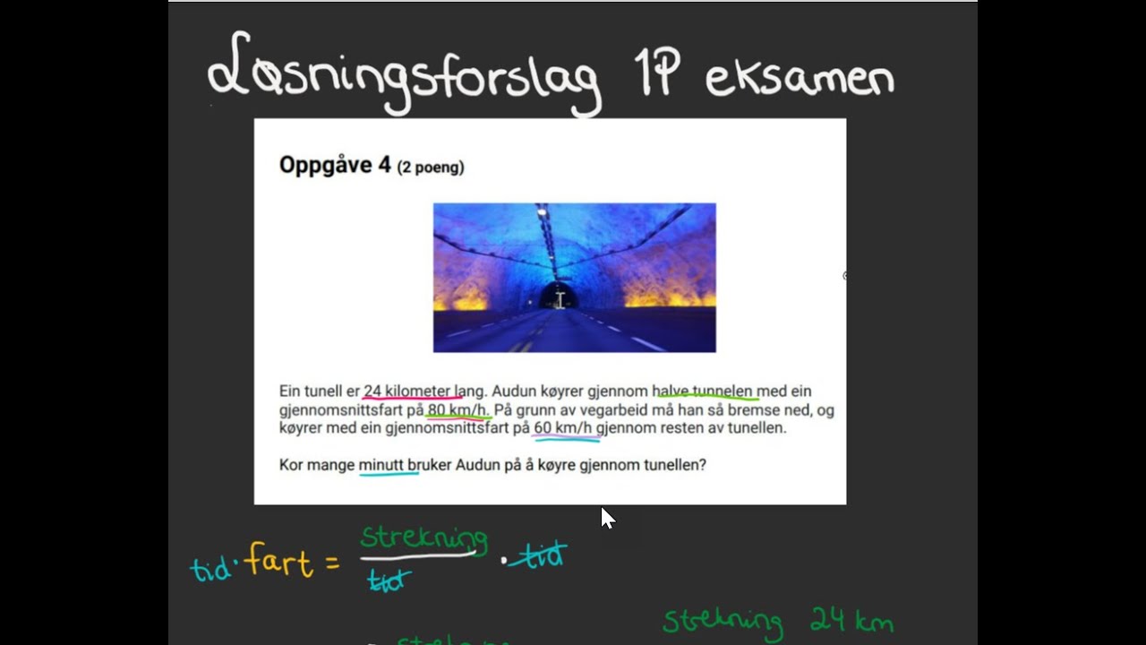 Løsningsforslag 1P Eksamen - YouTube