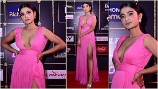 Chaitra J Achar looks all pretty in pink like a barbie on the SIIMA 2022 red carpet