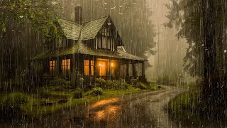 HEAVY RAIN and THUNDER on Tin Roof to Sleep Fast | Rain Sounds for Sleeping - for Insomnia, ASMR