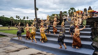 របាំទេពមនោរម្យ Tep Monorom Dance in front of Angkor Wat || Khmer Royal Ballet 2024