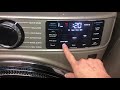 GE UltraFresh Washing Machine control panel knobs buttons not working touch screen / controls locked