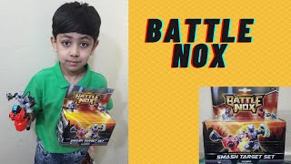 Battle Nox smash target set unboxing and review by Little Brothers Channel