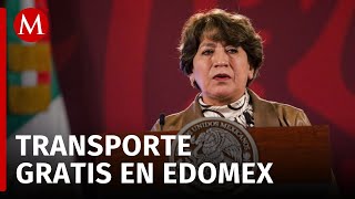 Delfina Gómez anuncia que el transporte público del Edomex será gratuito para adultos mayores