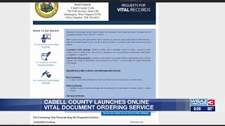 Cabell County launches online vital document ordering service