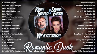 Best Romantic Duet Love Songs 80's 90's | Kenny Rogers, Sheena Easton, James Ingram and more