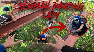 SERBIAN DANCING LADY REAL LIFE ESCAPE 38.0 | Horror Parkour Pov Short | Bubbles 3Run