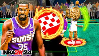 KEVIN DURANT 6'10 BUILD DOMINATES POST SCORERS AFTER PATCH (NBA 2K24)