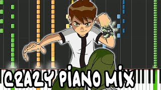 Crazy Piano Mix! "BEN 10" Theme Song