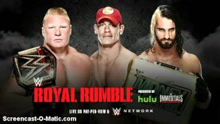 Brock Lesnar vs John Cena vs Seth Rollins