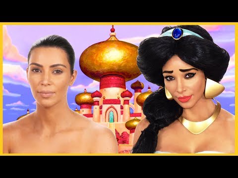 Kim Kardashian Princess Jasmine Transformation Kim Kardashian Princess Jasmine Transformation