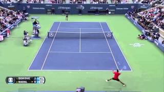 Us Open 2013 | Djokovic Vs Nadal | - 54 Shot Rally (1080p)