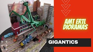 AMT ERTL Gigantics Diorama Scorpion Tarantula Mantis unboxing making and in-depth look