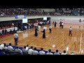 2019年ih 剣道 男子 団体 予選 帝京第五（愛媛） vs 立教新座（埼玉）