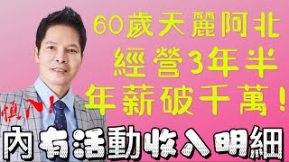 【天麗生技】慎入❗️ 內有收入明細😱 60歲天麗阿北 3年半翻人生 年薪破千萬！（Line：QP686868)