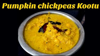 Pumpkin chickpeas Kootu recipe in tamil | பூசணிக்காய் சுண்டல் கூட்டு | Health benefits