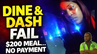 Dine & Dash Gone Wrong! Woman Tries to Skip $200 Bill