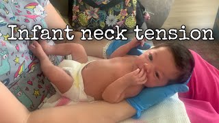 Infant neck tension