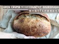 Open Crumb for a basic Country Sourdough | 鄉村麵包（天然酵種歐包）