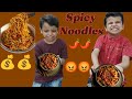 Spicy🌶 Noodles Challenge 🌶😱 | winner got Money 🤑💰 | losser got punished 🐔 | #spicynoodles