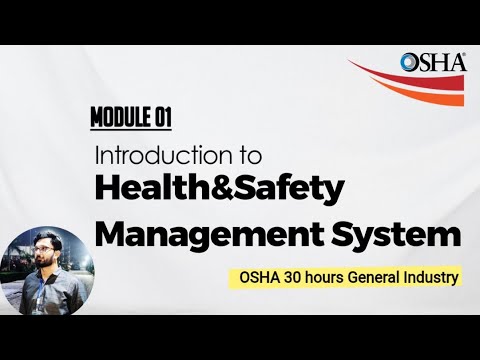 Osha 30 Hours Introduction To Health Safety Management System Module