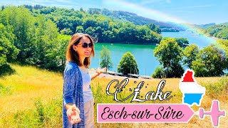 Esch-sur-Sûre Lake Luxembourg || Beautiful weekend spot for Hiking, Swimming, Boating and Camping