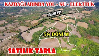 311-İLÇEYE YAKIN KAZDAĞLARINDA MEYVECİLİĞE-ÇİFTLİK PROJESİNE 58 DÖNÜM  SATILIK TARLA