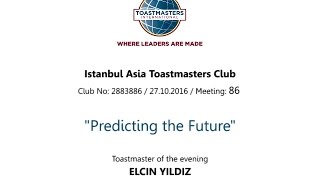 Istanbul Asia Toastmasters Club Meeting 27.09.2016