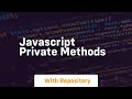 javascript private methods
