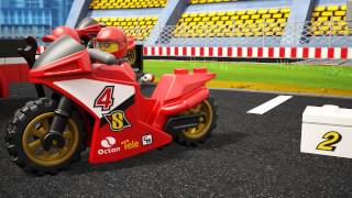 Smyths Toys - LEGO City Racing Bike Transporter 60084